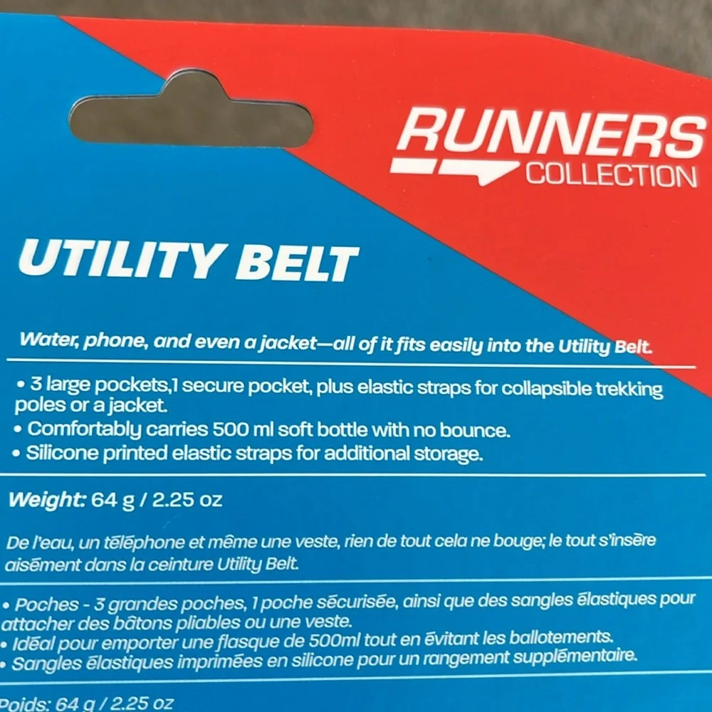 Ultimate direction grey running Utility Belt, size small - Picture 5 of 5